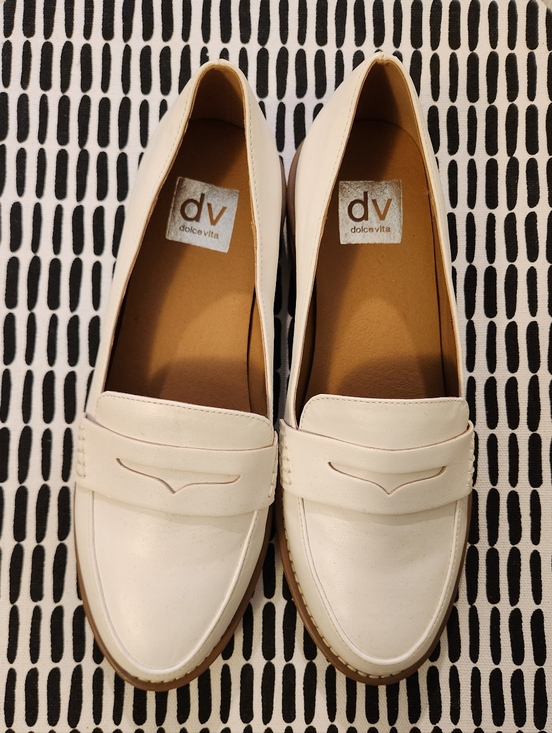 DV by Dolce Vita Shoes - DV by Dolce Vita White Women's Penny Loafers